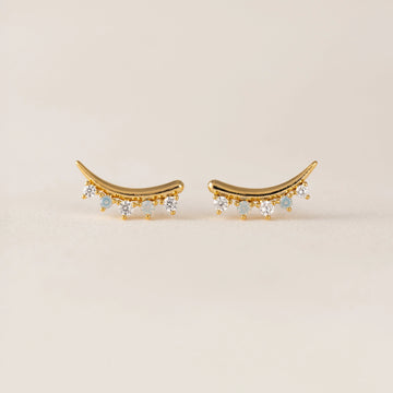 Dewdrop Climber Earrings